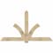 Ekena Millwork Redmond Rough Sawn Timber Gable Bracket, Douglas Fir, 84"W x 49"H x 2"D x 6"F, 14/12 Pitch GBW084X49X0206RED00RDF - alternate 1